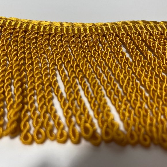 2" Bullion Fringe Gold Trim Fabric Sewing 20 yards - Picture 2 of 13
